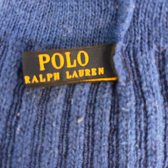 Unisex Ralph Lauren Navy Knit Hat - Picture 3 of 4